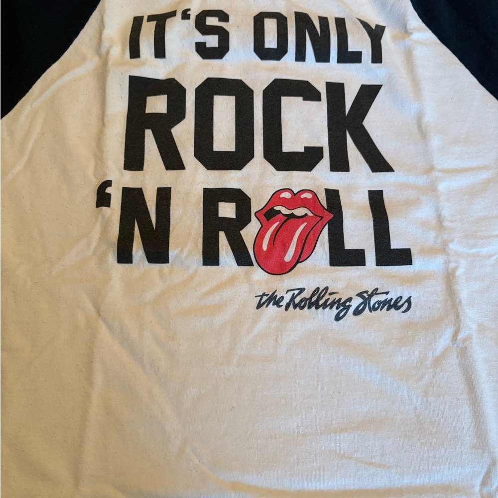 The Rolling Stones It’s Only Rock N’ Roll Raglan Shirt. L